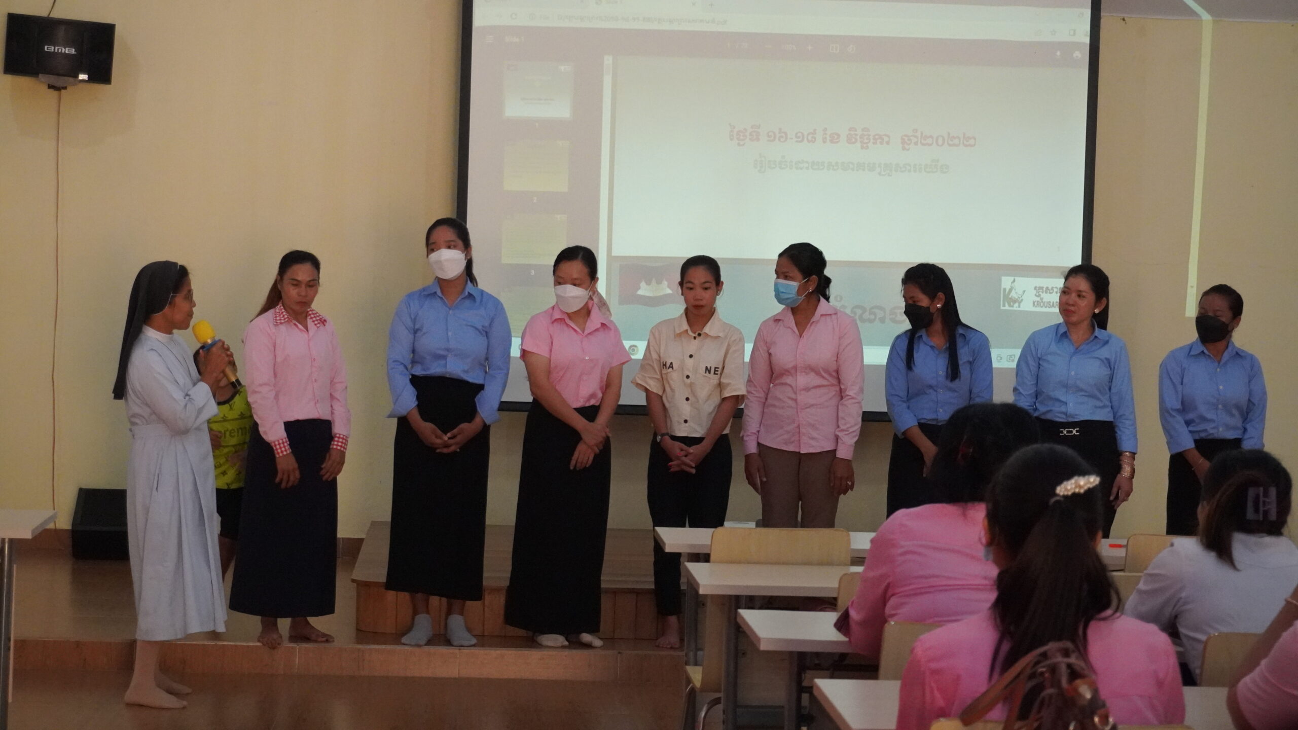 KRY in collaborates with the Early Childhood of Education Office of the Diocese of Phnom Penh to organize a training about “Preschool pedagogy technical”
